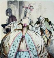  Rococo women's dress