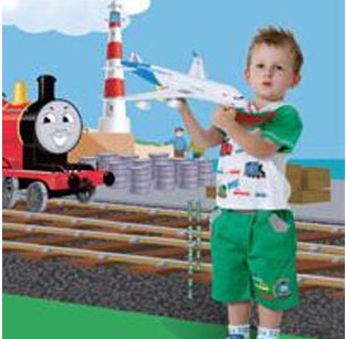 汤玛士小火车童装加盟实例图片