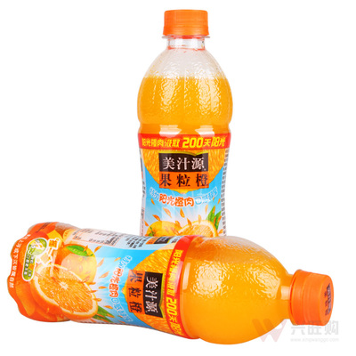 美汁源果粒橙加盟图片