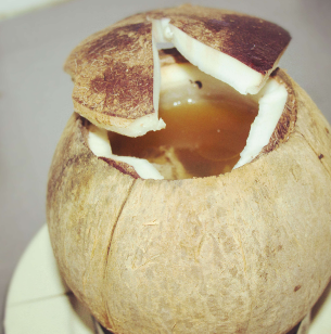 Hainan coconut chicken
