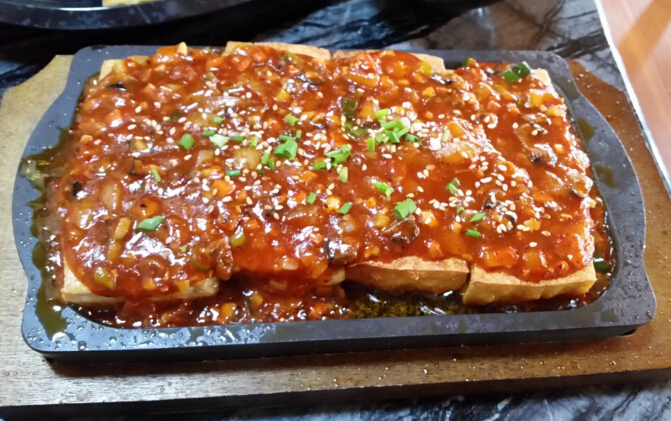 韩国铁板豆腐