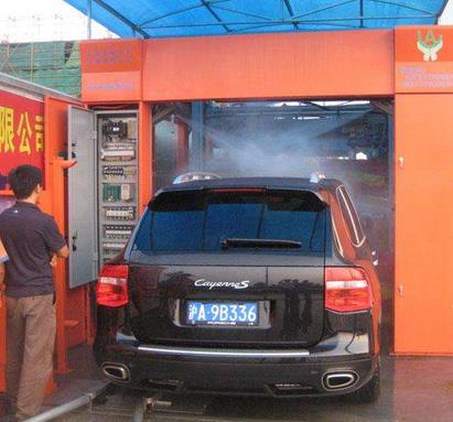 上海为洁全自动洗车机加盟实例图片