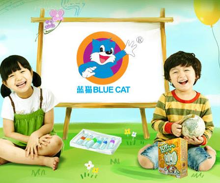 蓝猫儿童玩具食品店面效果图