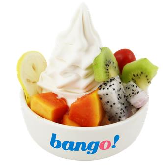 bango酸奶冰淇淋店面效果图