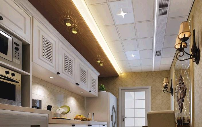  Meilai kitchen and bathroom ceiling joined