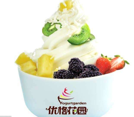 优格花园酸奶冰淇淋加盟实例图片