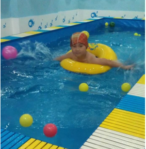 海贝婴童游泳设备加盟实例图片