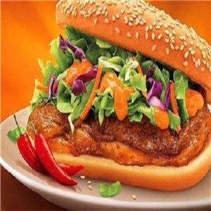 汉堡皇碳烤汉堡加盟图片