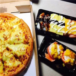 披萨伴寿司加盟实例图片