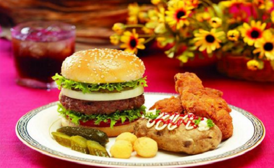 汉堡炸鸡