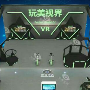 玩美视界VR主题游乐馆店面效果图