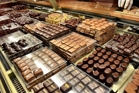 比利时巧克力产品种类众多