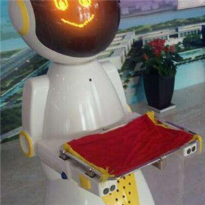 金灵智能餐厅机器人加盟图片