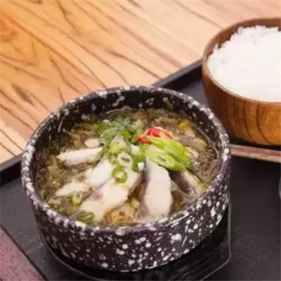 食缘素酸菜鱼米饭加盟图片