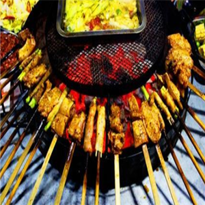 大竹签烤肉加盟图片