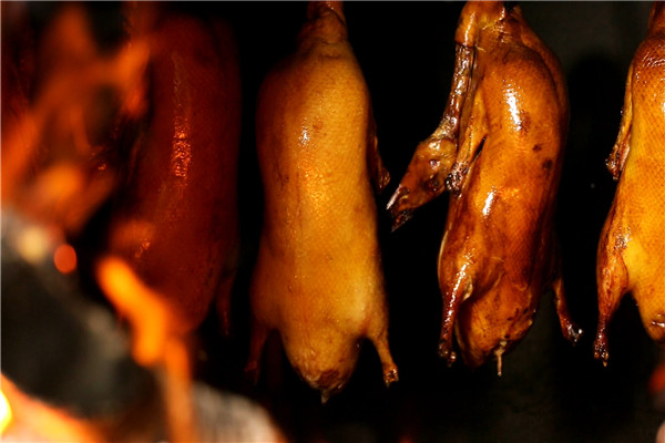 北京烤鸭展示