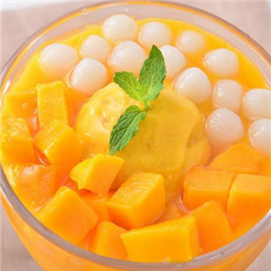 芒果掂港式甜品加盟实例图片
