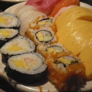 极鲜三文鱼寿司加盟图片