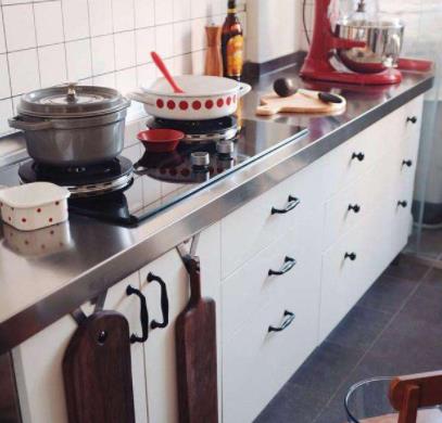 家豪钢化烤瓷橱柜门板加盟图片