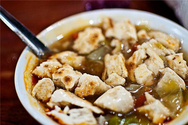 胡辣汤中搭配有多种食材