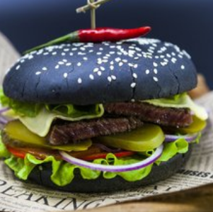 Black Burger店面效果图