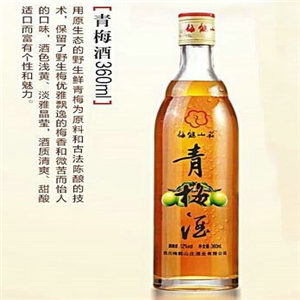 梅鹤山庄青梅酒加盟案例图片