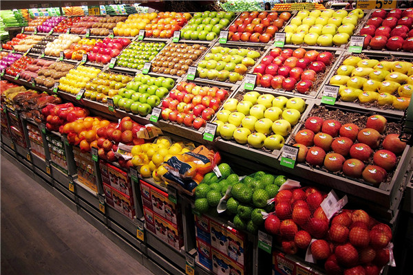 奇果鲜生水果超市商品种类多样