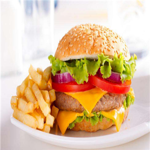 波比蔬菜汉堡速食加盟实例图片