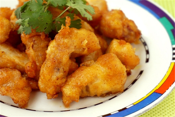 炸鸡的风味独特