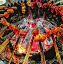 火焰山火盆烧烤加盟图片