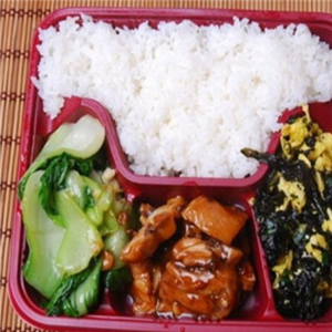 抖米米饭快餐加盟实例图片