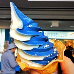 蓝色冰淇淋加盟图片
