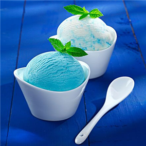 蓝色冰淇淋加盟案例图片