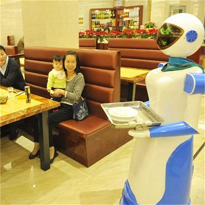 碧桂园机器人餐厅店面效果图