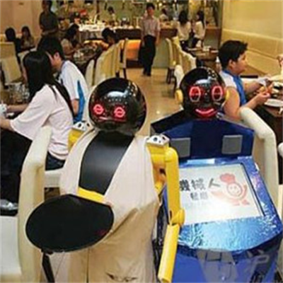 碧桂园机器人餐厅加盟案例图片