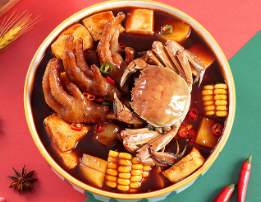 金海家港式肉蟹煲加盟案例图片