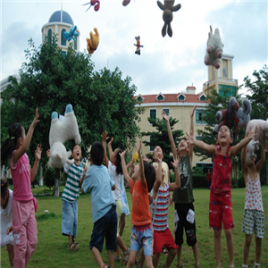 藍(lán)色康園幼兒園店面效果圖