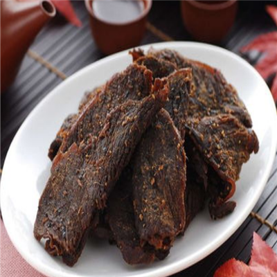 藏龙麻辣牦牛肉干加盟实例图片