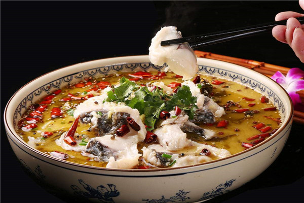 酸菜鱼是热销的中式餐品