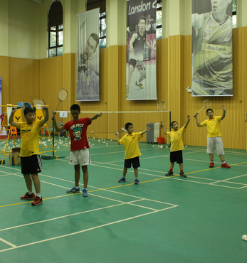 玖熠羽毛球运动馆加盟案例图片