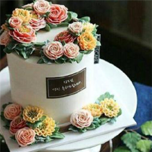  Flower cake