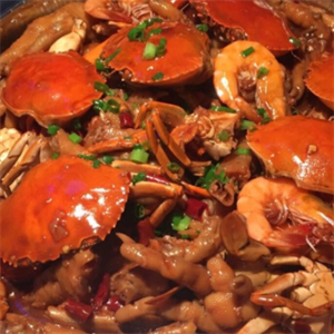 爱琴海蟹肉煲