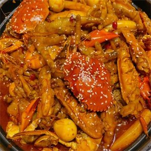 馋喵肉蟹煲