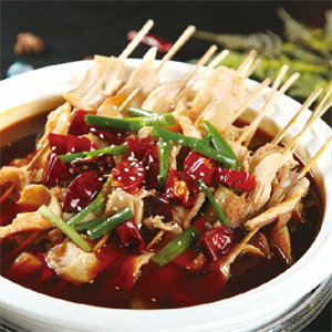 特色油鹵串串