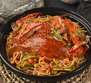 财子肉蟹煲