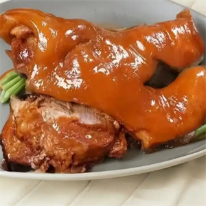 鹵豬頭肉熟食